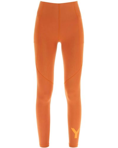 Y-3 Logo Leggings - Orange