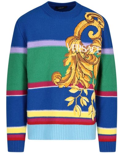 Versace Logo Sweater - Multicolor
