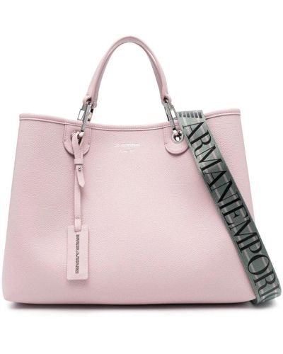 Emporio Armani Medium Myea Tote Bag - Pink