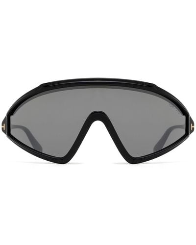 Tom Ford Ft1121 Shiny Sunglasses - Black