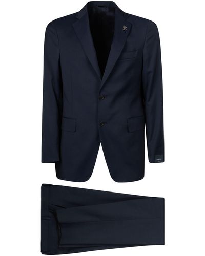 Tombolini Two-Button Single-Breasted Suit - Blue
