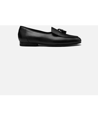 CB Made In Italy Leather Slip-On Nerano - Black