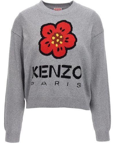 KENZO Logo Sweater Sweater, Cardigans - White