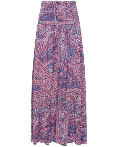 Ba&sh Long Skirt - Purple