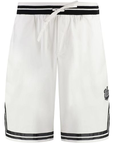 Dolce & Gabbana Cotton Bermuda Shorts - White