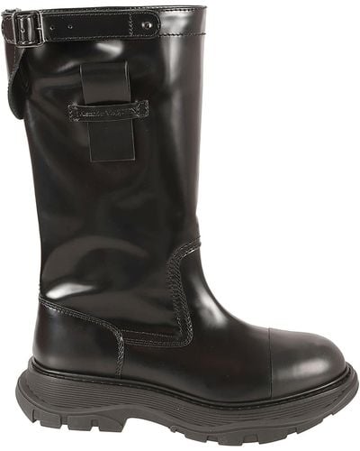 Alexander McQueen Game Boots - Black