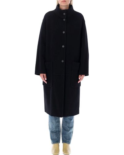 See By Chloé High-neck Long Coat - Black