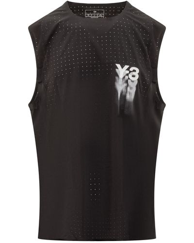 Y-3 Run Tank - Black