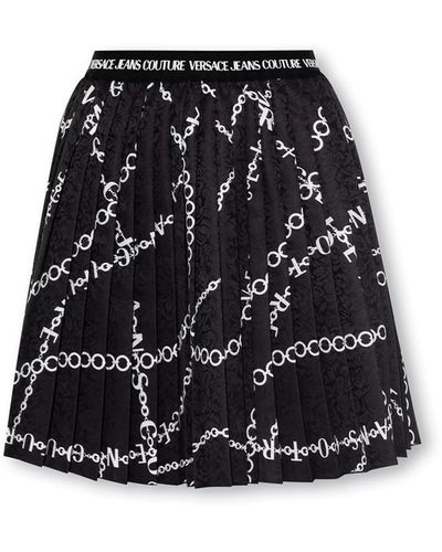 Versace Jeans Couture Pleated Skirt - Black