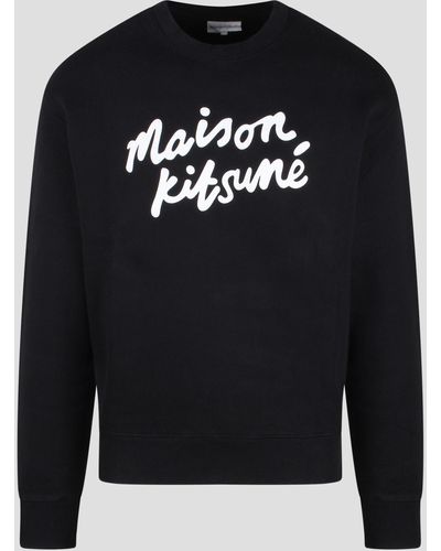 Maison Kitsuné Maison Kitsune Handwriting Comfort Sweatshirt - Blue