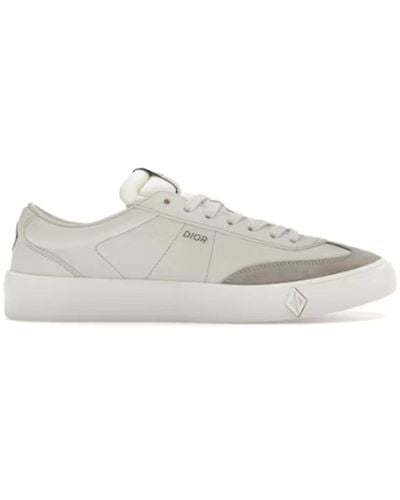 Dior B101 Leather Trainers - White