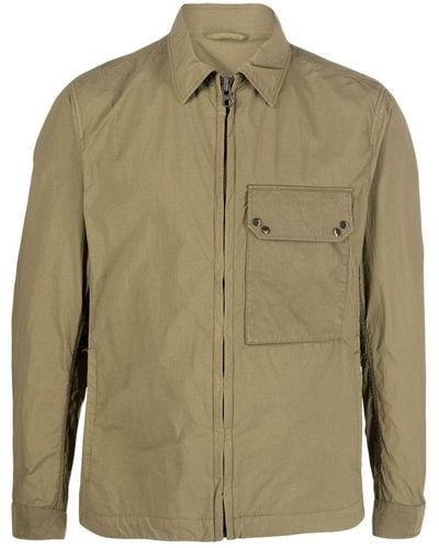 C.P. Company Zip-fastening Shirt Jacket - Green