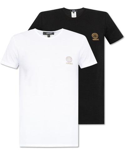 Versace T-shirt Two-pack - Black