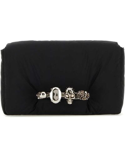 Alexander McQueen Nylon The Puffy Knuckle Belt Bag - Black