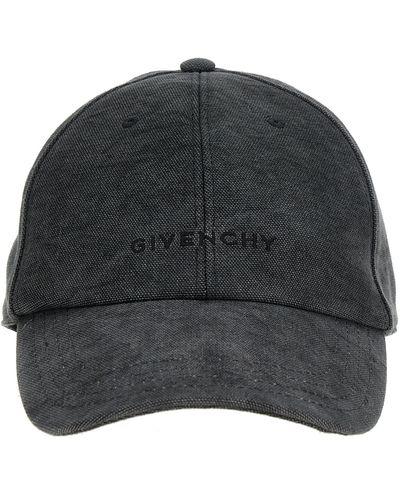 Givenchy Logo Embroidery Baseball Cap - Grey