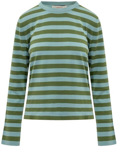 Jucca Striped Jumper - Green