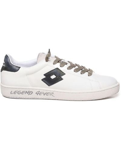 Lotto Leggenda Autograph Legend Leather Sneakers - White