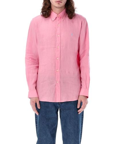 Polo Ralph Lauren Custom Fit Shirt - Pink