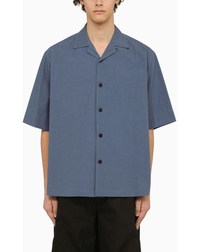 Jil Sander Short-Sleeve Shirt J+ French - Blue