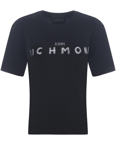 RICHMOND T-Shirt Tomiok Made Of Cotton - Blue