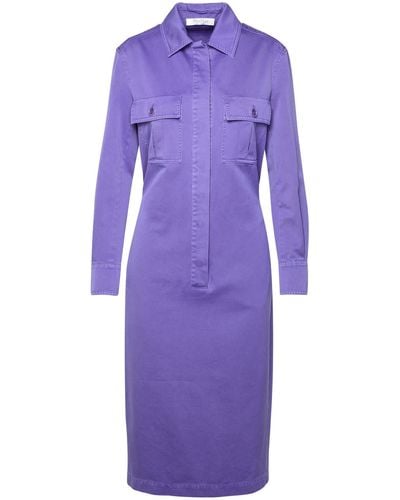 Max Mara 'Cennare' Cotton Dress - Purple