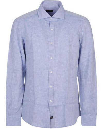 Fay Long Sleeve Shirt - Blue
