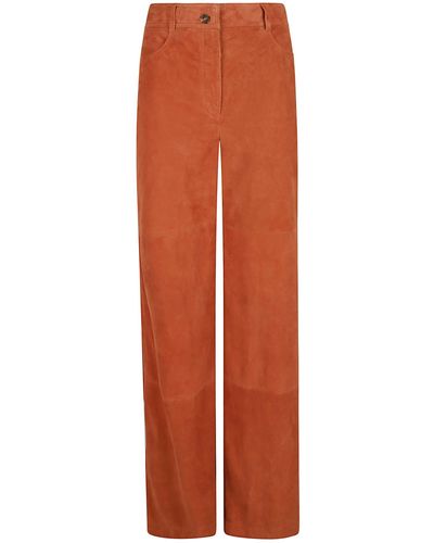Alberta Ferretti Wide-leg Pants - Orange