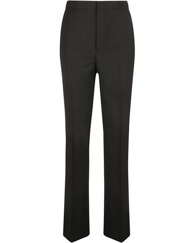 Tagliatore Concealed-fastening Tailored Trousers - Black