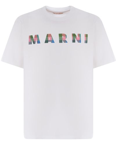 Marni T-Shirt Made Of Cotton - White