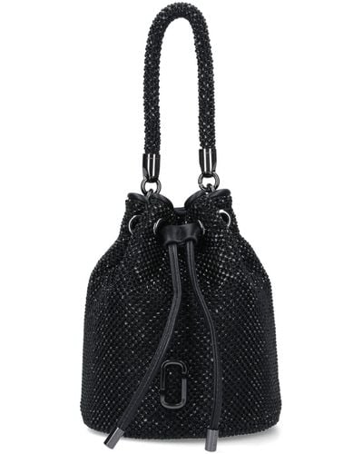 Marc Jacobs Logo Mini Bucket Bag - Black