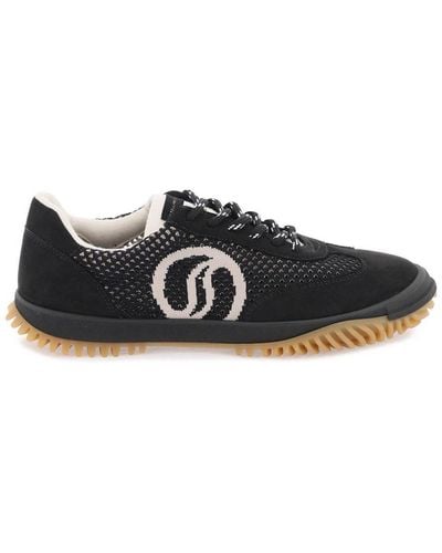 Stella McCartney S Wave Lace-up Trainers - Black