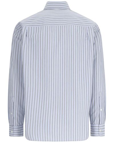 Closed Striped Shirt - Blue