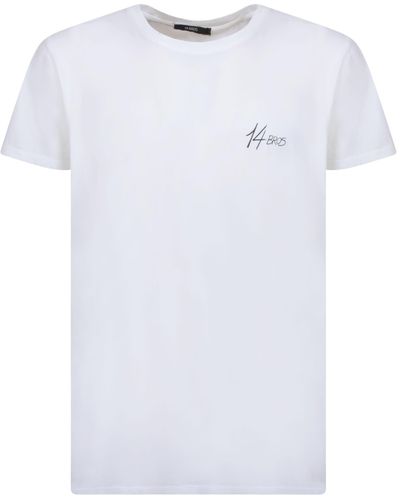 14 Bros Logo T-Shirt - White