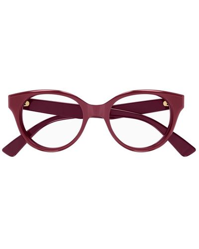 Gucci Gg1590O Linea Lettering Eyeglasses - Red