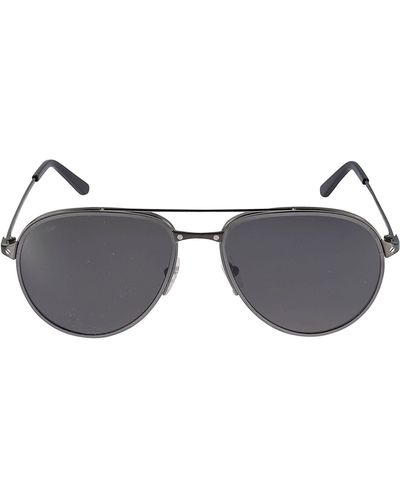 Cartier Aviator Framed Sunglasses - Gray