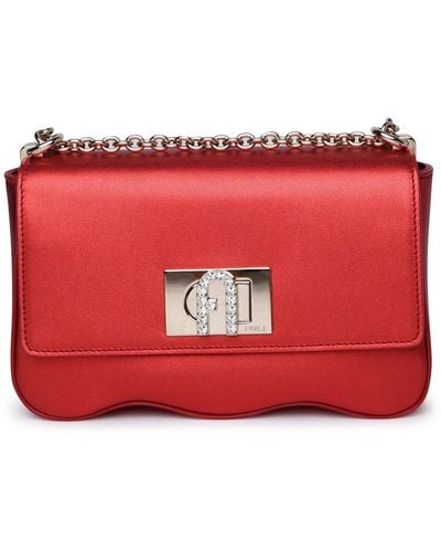 Furla Leather Bag - Red