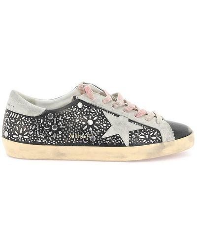 Golden Goose Super Star Low-Top Sneakers - White