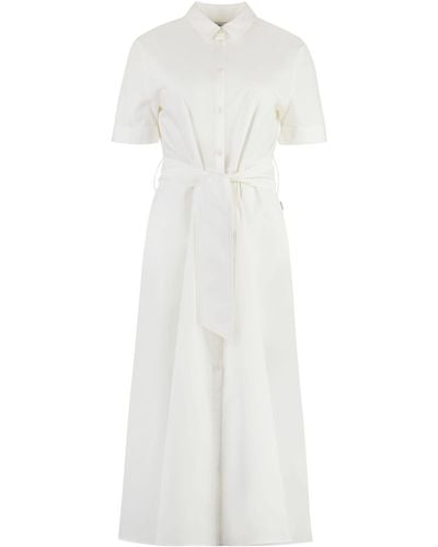 Woolrich Cotton Shirtdress - White