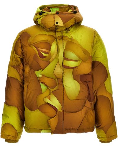 Kidsuper Kissing Down Jacket - Yellow