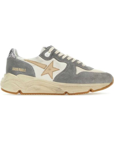 Golden Goose Running Sole Trainers - White