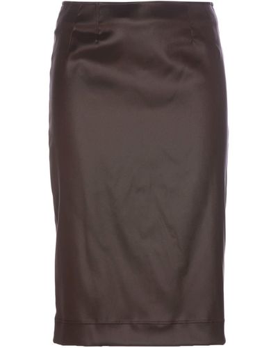 Dolce & Gabbana Midi Skirt - Brown