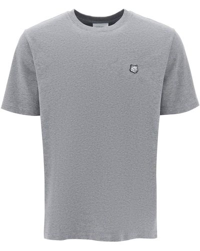 Maison Kitsuné Maison Kitsune Fox Head T-Shirt - Gray