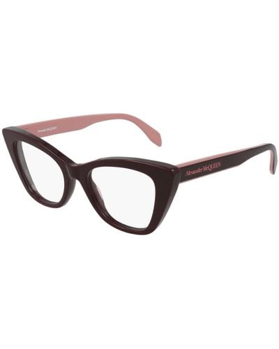 Alexander McQueen Am0305o 004 Glasses - Brown