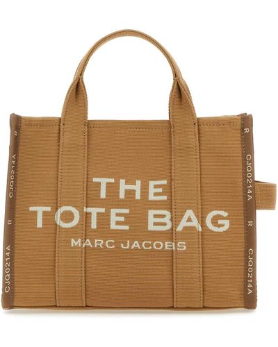 Marc Jacobs Canvas The Tote Shopping Bag - Brown