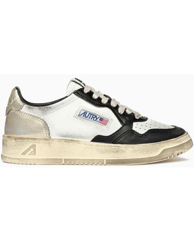 Autry Medalist Low Super Vintage Avlw Trainers Sv34 - White