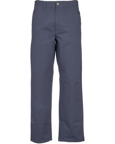 Carhartt Straight Buttoned Pants - Blue