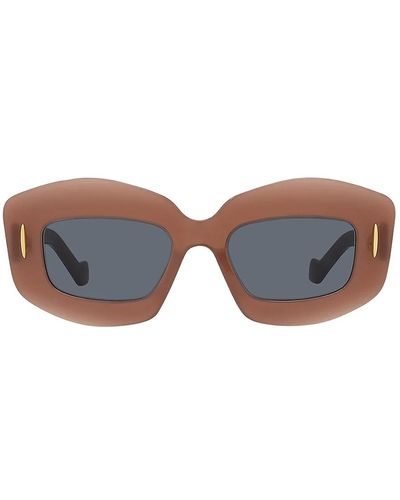 Loewe Lw40114I 66A Sunglasses - Brown