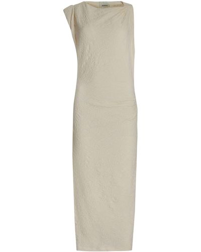 Isabel Marant Franzy Cotton-Blend Dress - Natural