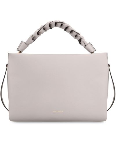 Coccinelle Boheme Leather Handbag - Gray
