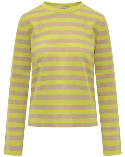 Jucca Striped Sweater - Yellow